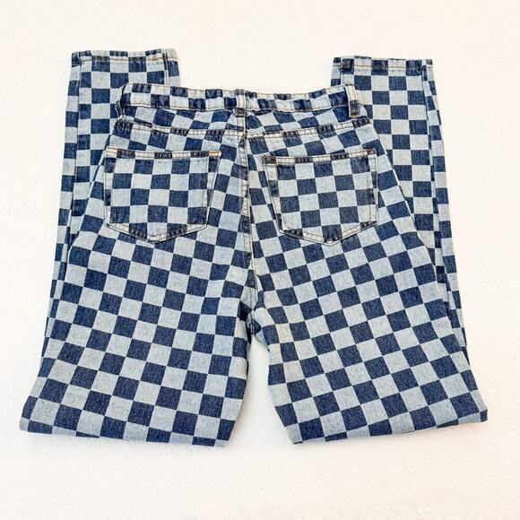 Adika Checkered Denim Skinny Jeans Size XS NWT - Picture 3 of 7